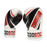 Coppia di guanti da boxe per adulti professionali in pelle sintetica traspirante a maglia, accessori per l'allenamento di boxe Sanda.