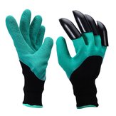 1 paire de gants de sécurité Gants de jardin en caoutchouc TPR Thermo Plastic Builders Work ABS Plastic Claws 