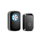 A28 One-to-one Wireless Doorbell 5 Levels Volume Adjustable Built-in 60 Songs Waterproof Remote Pager Intelligent Music Doorbell