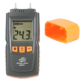 GM605 Digital LCD Display Wood Moisture Meter Humidity Tester Timber Damp Detector Portable Wood Moisture Meter