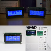 Geekcreit® Multifunctioneel LCD Muziekspectrum Groot Lettertype DS3231 Klok DIY Kit