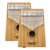 GECKO K17BA 17 touches Kalimba en bambou Ton B Piano à pouce avec marteau d'accordage