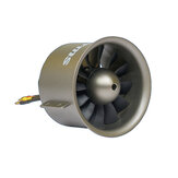 FMS 90mm Metal 12 Blade EDF Ducted Fan with 6S 4068-KV1850 Inrunner Brushless Motor for Fixed Wing RC Plane