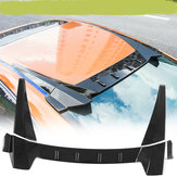 Dyfuzor tylnego dachu typu R Carbon Fiber Wing Window Trunk Spoiler do samochodu Honda Civic 4-drzwiowy sedan 2016-2018