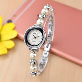 Fashion Diamond Elegant Pearl Lady Bracelet Watch Women Quartz Watch