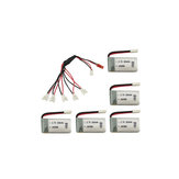 5 PCS 3.7 V 300 mAh Lipo Bateria Conjunto para H8 H22 Eachine H8 Mini Quadricóptero RC