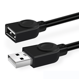 Cable de extensión de datos USB2.0 de conexión USB macho a USB hembra de 1m, 1,5m y 3m