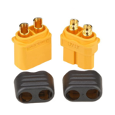 Amass XT60+ Plug Connector With Sheath Housing Male & Female 1 Pair For RC Drone Airplane Battery