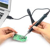 Ferro da stiro elettrico portatile Mini ANENG LT001 alimentato tramite USB da 5V e 8W con indicatore LED per strumenti di saldatura