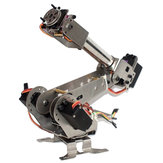 Kit de Brazo Robot Mecánico Giratorio de 6 Ejes de Metal DIY 6DOF