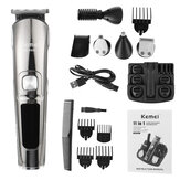 KEMEI 11 in 1 Multifunktionales schnurloses elektrisches Haarschneidemaschinen USB-Set für wiederaufladbare Haarschneider