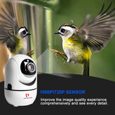 Pripaso Auto Tracking IP Cam Home Security AI Camera 1080P Draadloze camera Wifi Surveillance Smart IR CUT Nachtzichtcamera