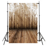 Задник для фотостудии из фотовинила размером 3x5FT с фоновым изображением деревянной стены и пола