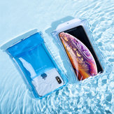 Baseus 4 Sealing Layers IPX8 Водонепроницаемы Сумка Чувствительная сенсорная подушка безопасности Плавающая защитная сумка для мобильного телефон