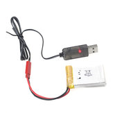 JJRC H12C JXD 509G 509V 3.7V 1S Lipo batterij USB oplader JST plug 500ma uitgang