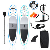 RXSY 10.5' 320CM Inflatable Stand Up Surfing SUP Paddle Board Set Portable Anti-slip with Side Ailerons Backpack Repair Kit