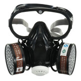 Légzőkészülék gázálarc biztonsági vegyi porvédő szűrő katonai szemvédő készlet munkahelyi biztonsági termék