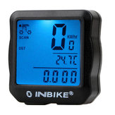 INBIKE 528 Kabelgebundener Fahrradcomputer Wasserdichtes Rücklicht Digitales Tachometer Cycle Velo Computer Kilometerzähler
