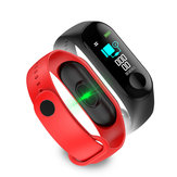 Bakeey M3 Reloj inteligente con pantalla a color Corazón Tasa y presión arterial Monitor Pulsera inteligente
