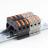 1Pcs SPL-1 PCT-211 Schienen Typ Schnellverbinder Press Typ Verbinder anstelle von UK2.5B 32A Klemmen-Block 0.08-4mm²