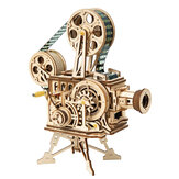 Robotime LK601 Vitascope Vintage Projector Retro 3D Puzzle Wooden Model with Hand Crank Generatorクリエイティブギフトコレクションディスプレイfrom Xiaomi Youpin 