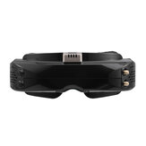 Eachine EV300O FPV védőszemüveg fekete 1024x768 OLED 3D 5.8Ghz 48CH változatosság új Rapidmix RX vevővel Beépített DVR Headtracker Focal állítható