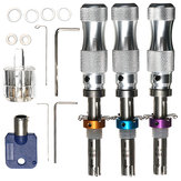 Cylinder Locksmith 修復ツール 3Pcs 7Pin Tubular Pick Tool Car & Vehicle Accessories