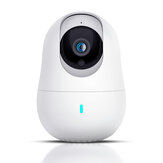 [EU-stekker] Xiaovv V380 Q11 2K 5MP slimme IP-camera H.265 360°panoramisch beeld intelligente tracking nachtzichtverbetering AI Humanoid-detectie Alarm Push IP-camera Baby Monitor van