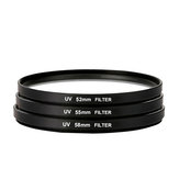 UV-Filter Linse Schutz 52 mm 55 mm 58 mm 62 mm 67 mm 72 mm 77 mm 82 mm für Kamera Canon Nikon