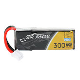 Bateria Lipo TATTU 3.8V 300mAh 75C 1S com plugue PH2.0 para Happymodel Mobula6 Eachine TRASHCAN Snapper6 7 Mobula7