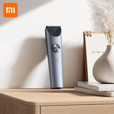 Cortador de cabelo elétrico Xiaomi Mijia com display digital, classificação à prova d'água IPX7, proteção inteligente contra beliscões no cabelo