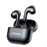 Ecouteurs sans fil Lenovo LP40 TWS avec Bluetooth 5.0, stéréo HiFi, double diaphragme, type-C, étanche IP54, casque sportif avec microphone