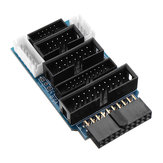 Többfunkciós kapcsolópanel-adapter, amely támogatja az ULINK 2 ST-LINK STM32-emulátort