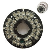 36 светодиодных ИК-фонарей 850 нм Ширина Конусообразной Камеры Инфракрасный Иллюминаторной Платы
