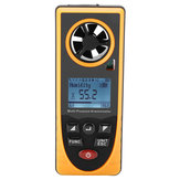 GM8910 Digitale Anemometer Windsnelheidsmeter Multifunctioneel LCD Display Luchtsnelheidsmeter