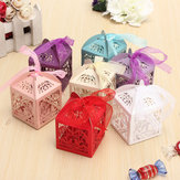 10pcs Pierced Birdcage Candy Sweet Package Gift Box Wedding Party Cake Chocolate Box