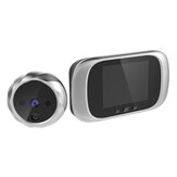 DD1 2.8-дюймовый ЖК-видеодомофон, глазок двери на 90 градусов с инфракрасным ночным видением, камера для щелей двери, с поддержкой съемки фотографий, домашняя камера безопасности