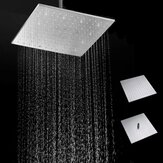 16'' 250mm 304 Rozsdamentes acél zuhanyfej négyzet alakú ultra vékony esőztető zuhany