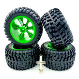 4PCS Aufgerüstete Reifen Räder Felgen für Wltoys 104001 1/10 RC Auto Fahrzeuge Modell Ersatzteile