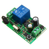 1szt. 433 MHz 220V 10A 1-kanałowy bezprzewodowy odbiornik przełącznika zdalnego sterowania przekaźnikiem