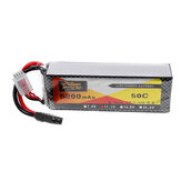 Bateria Lipo ZOP Power 11.1V 5200mah 50C 3S com Plug TRX para Carro RC Wltoys 1/8