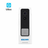 ESCAM V3 WiFi HD Smart Viedo Doorbell 120 Degree Wide Angle Two Way Audio Night Vision PIR Cloud Storage Doorbell