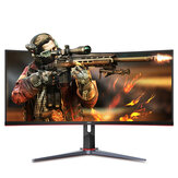 AOC CU34G2X 34-Inch Curved Gaming Monitor Frameless Immersive Bring Fish Screen 144Hz Free-Sync 1ms 2K 3440x1440 Solution 21:9 UltraWide QHD LED Source 1500R Curvature HDR10 Height Adjustable