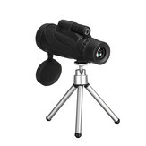 Telescopio monocolo HD Zoom BK4 con ingrandimento 40x60, visione notturna a 9500m + treppiede per telefono cellulare