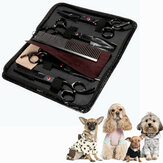 Kit profesional de tijeras para mascotas Sharp Edge Perro Gato 4pcs Aseo con almacenamiento Bolsa