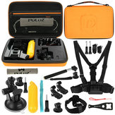 PULUZ PKT32 20 in 1 Accessories Combo Kit Stand Mount Bag Screw for Action Sportscamera