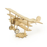 Dancing Wings Hobby VC05 1:38 Mini Fokker-Dr1 Modellino statico giocattolo in legno per puzzle aeroplano fai-da-te