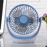 Электронный портативный настольный мини-вентилятор с регулировкой 180 градусов и USB-подзарядкой для дома и офиса