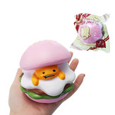 Squishy Lazy Egg Yolk Burger Slow Rising Cute Animals Cartoon Collection Gift Deocor Toy 