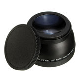 58 milímetros lente teleobjetiva 2x ampliação para Canon câmera DSLR PENTAX Nikon eos
